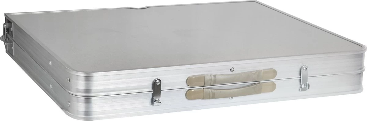 Capture Outdoor, "Camp6 AL-120L" Luxe Inklapbare Stabiele Kampeertafel, Voor 6 Personen, Aluminium, 70x120cm, Aluminium Vierkante Poten, In De Hoogte Regelbaar, Inklapbaar In Een Draagbare Koffer Formaat, Met Steun Voor Parasol, … 2 Capture Outdoor, "Camp6 AL-120L" Luxe Inklapbare Stabiele Kampeertafel, Voor 6 Personen, Aluminium, 70x120cm, Aluminium Vierkante Poten, In De Hoogte Regelbaar, Inklapbaar In Een Draagbare Koffer Formaat, Met Steun Voor Parasol, … - Afbeelding 2