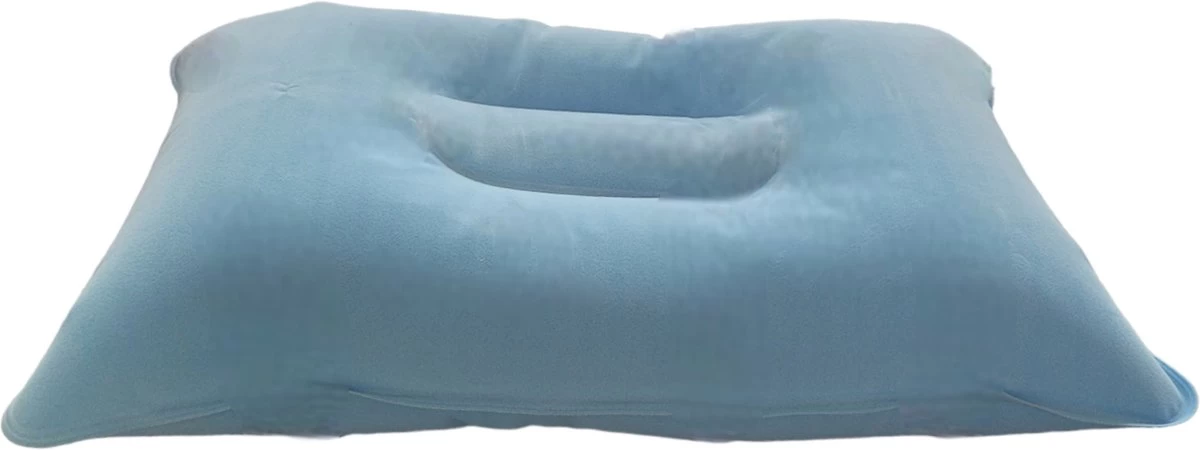 Reiskussen - Kampeer Kussen – Strand Kussen - Festival Kussen – Picknick Kussen - Vliegtuig Kussen – Hoofdkussentje - Kamperen – Op Reis – Opblaasbare Kussentje – Licht Blauw 2 Reiskussen - Kampeer Kussen – Strand Kussen - Festival Kussen – Picknick Kussen - Vliegtuig Kussen – Hoofdkussentje - Kamperen – Op Reis – Opblaasbare Kussentje – Licht Blauw - Afbeelding 2