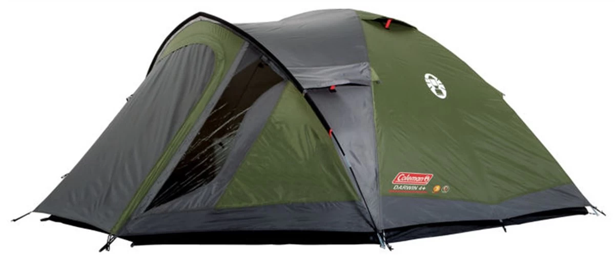 Coleman Darwin 4 Plus Koepeltent - 4-Persoons - Groen 14 Coleman Darwin 4 Plus Koepeltent - 4-Persoons - Groen - Afbeelding 14