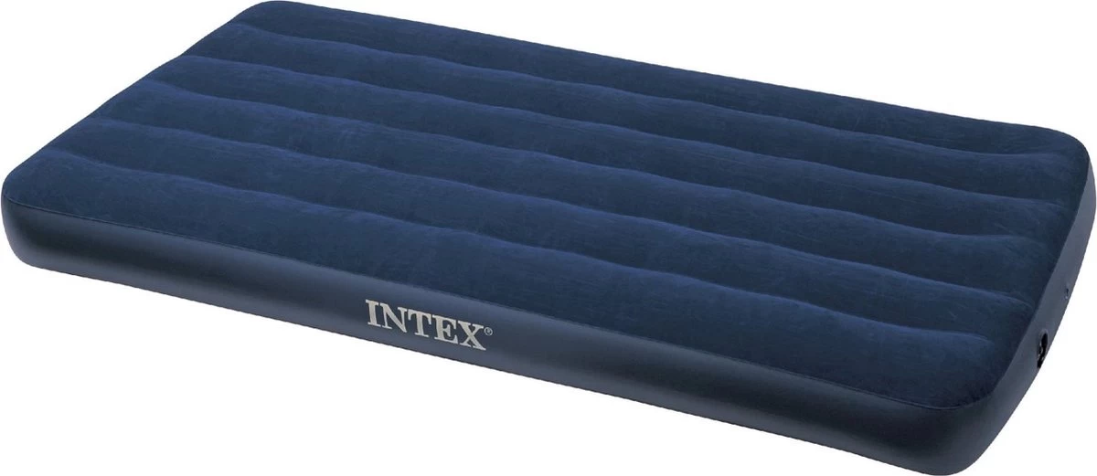 Intex Downy Twin Luchtbed - 1-persoons - 191x99x22 Cm 1 Intex Downy Twin Luchtbed - 1-persoons - 191x99x22 Cm