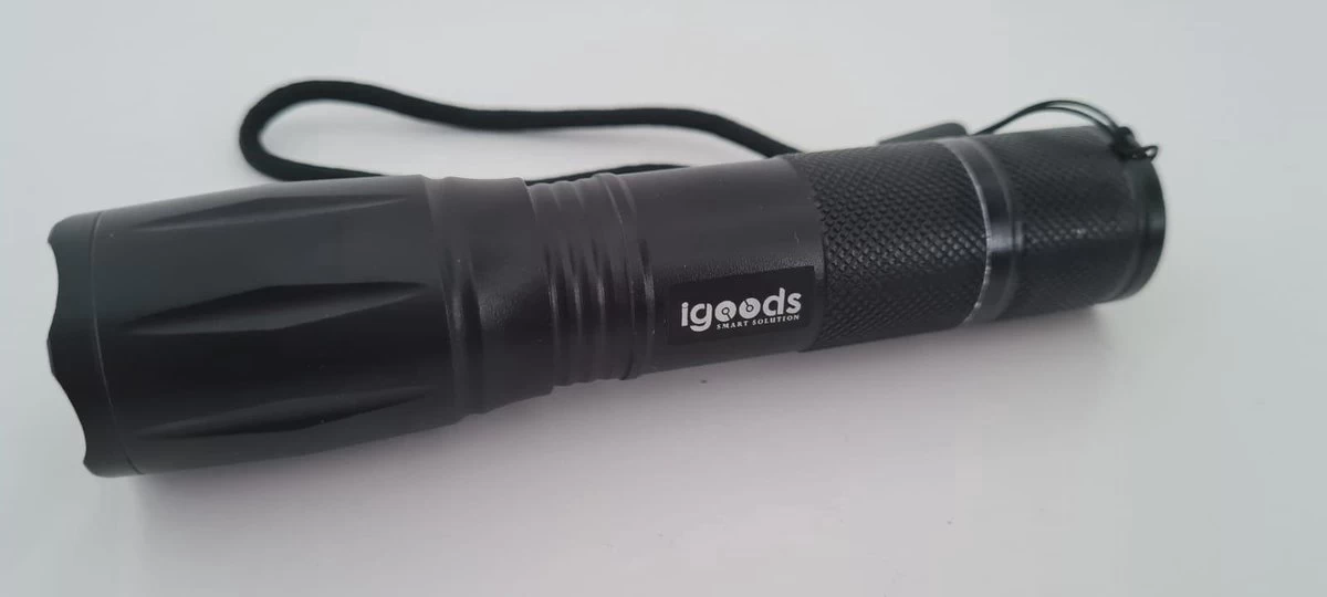 IGOODS - 2 STUKS LED Zaklamp - Wit Licht- Licht Gewicht - Militaire Zaklamp - LED Zaklamp - Inzoombaar 7 IGOODS - 2 STUKS LED Zaklamp - Wit Licht- Licht Gewicht - Militaire Zaklamp - LED Zaklamp - Inzoombaar - Afbeelding 7