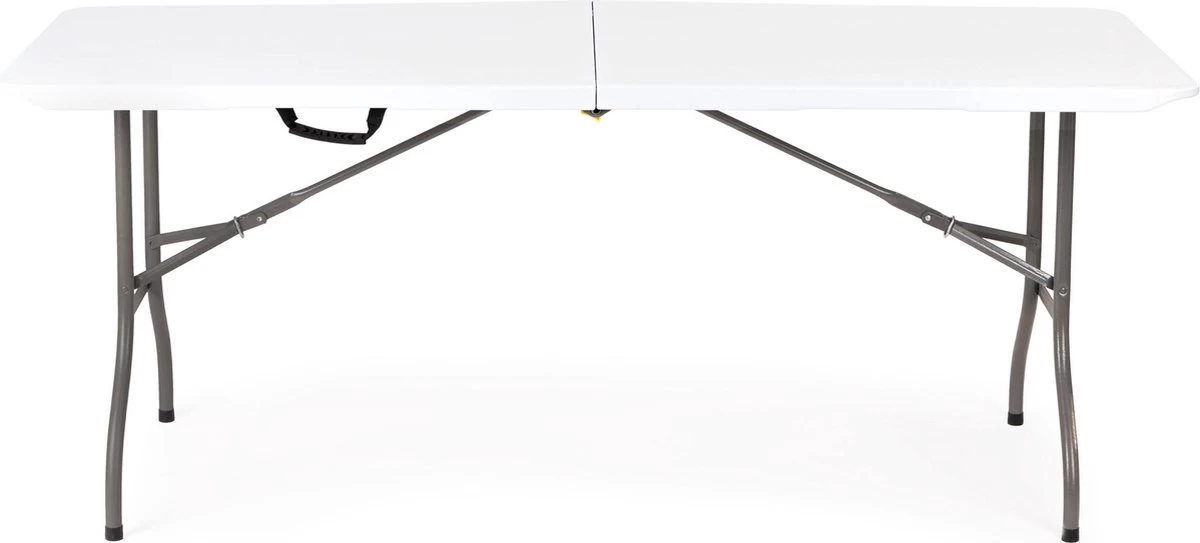 Inklapbare Tafel - Opklaptafel - 180x70x73,5 Cm - Wit 3 Inklapbare Tafel - Opklaptafel - 180x70x73,5 Cm - Wit - Afbeelding 3