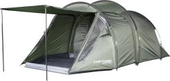 Capture Outdoor, 3-Man XXL Tent "Seikan XTR-3", Voor 3 XXL Personen, 215x400x155cm, DeLuxe Tent En Canvas, "Airflow System", …