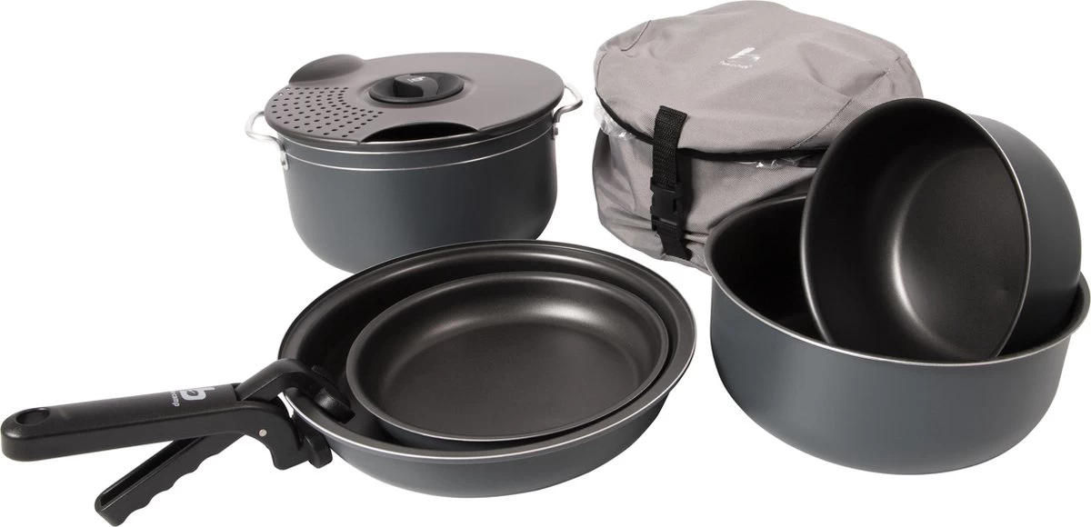 Bo-Camp Pannenset - Camping - 7-delig - Aluminium 14 Bo-Camp Pannenset - Camping - 7-delig - Aluminium - Afbeelding 14