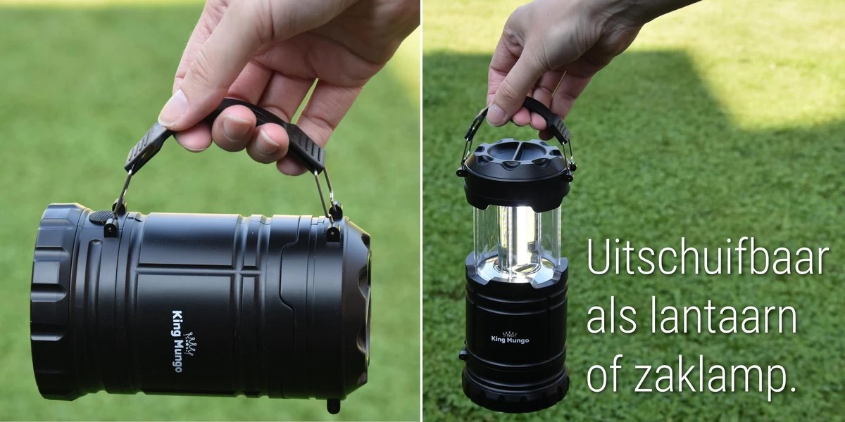 LED Camping Lamp 2 In 1 Hoge Kwaliteit - Zaklamp En Campinglamp - Inclusief AA Batterijen 12 LED Camping Lamp 2 In 1 Hoge Kwaliteit - Zaklamp En Campinglamp - Inclusief AA Batterijen - Afbeelding 12