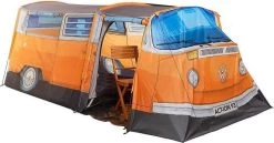 Merkloos Volkswagen Bus Tent - Oranje - 4 Persoons -Kampeerclub 1200x627 2