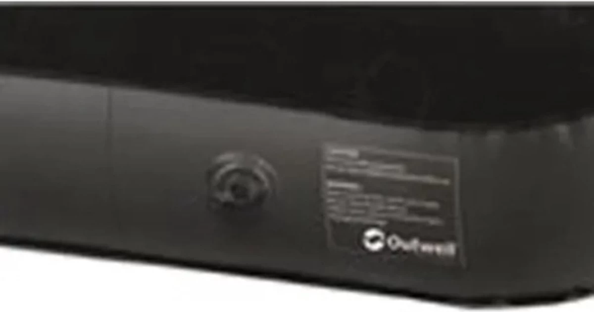 Outwell Luchtbed Flock Classic Tweepersoons Zwart 2 Outwell Luchtbed Flock Classic Tweepersoons Zwart - Afbeelding 2