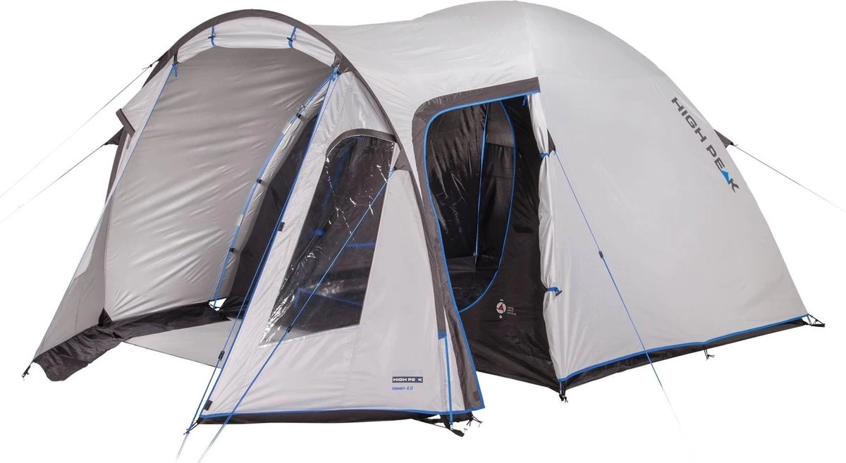 High Peak Tessin 4.0 Koepeltent - Nimbus Grijs - 4 Persoons 9 High Peak Tessin 4.0 Koepeltent - Nimbus Grijs - 4 Persoons - Afbeelding 9