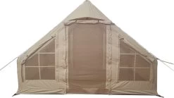 Opblaasbare Vier Persoons Tent Beige 300x200x210 Cm -Kampeerclub 1200x676 2