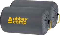 Abbey Camp Slaapzak Amsterdam - 2-pack - Dekenmodel - 210 X 85 Cm - Grijs -Kampeerclub 1200x693 2