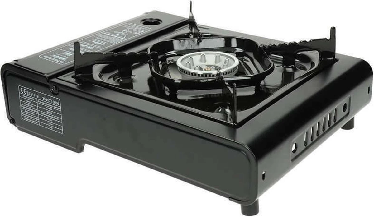 Camping Kooktoestel - Draagbaar Gasfornuis - Incl. 6x Gasflessen En Koffer 5 Camping Kooktoestel - Draagbaar Gasfornuis - Incl. 6x Gasflessen En Koffer - Afbeelding 5