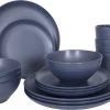 Bo-Camp - Industrial Collection - Servies - Orville - 16 Delig - Blauw