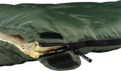 Skandika Vegas-R XXL Slaapzak - Mummieslaapzakken – Slaapzakken Volwassen – Maat XXL – Mummie Slaapzak - Unisex - Katoen, Luxe Kwaliteit, Koppelbaar, 3 Seizoenen, 220 X 110 Cm, -12° Tot -15°C, Outdoor Kampeerslaapzak – Ritssluiting Rechts - Groen -Kampeerclub 1200x710 3