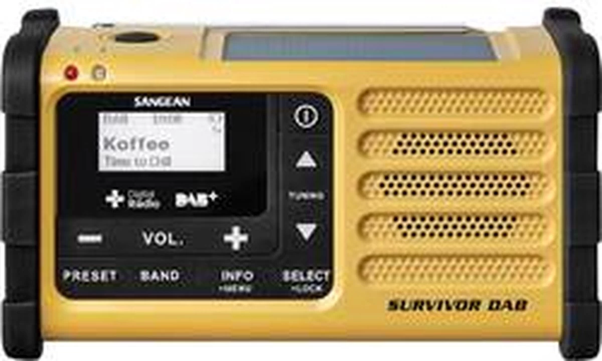 Sangean MMR-88 -Draagbare Radio DAB+ - Geel 1 Sangean MMR-88 -Draagbare Radio DAB+ - Geel