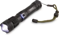 Zaklamp Led Oplaadbaar - Sterke 5000 MAh Batterij - 2000 Lumen - 5 Lichtmodi - USB - Zoom - 1 Jaar Garantie -Kampeerclub 1200x722 1