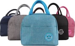 Koeltas - Lunchtas - Volwassenen En Kinderen - Compact & Handig: Zomer - Picknick -School - Lunch - Werk - Klassiek Zwart -Kampeerclub 1200x741 1