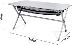 Campart Campingtafel XL TA-0806 - Opvouwbaar, Lichtgewicht En Met Verstelbare Poten - Kampeertafel Inklapbaar Inclusief Opbergtas - 140 X 80 X 70 Cm - Wit 25 Campart Campingtafel XL TA-0806 - Opvouwbaar, Lichtgewicht En Met Verstelbare Poten - Kampeertafel Inklapbaar Inclusief Opbergtas - 140 X 80 X 70 Cm - Wit -Kampeerclub 1200x756 2