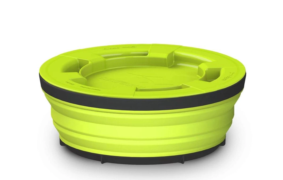 Sea To Summit X-Seal & Go Campingservies Inklapbaar - Schaal - Large - Lime 3 Sea To Summit X-Seal & Go Campingservies Inklapbaar - Schaal - Large - Lime - Afbeelding 3
