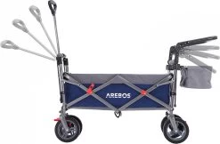 AREBOS Premium Steekwagen Met Dak Opvouwbare Tuinkar Handkar Bolderkar Blauw / Grijs 22 AREBOS Premium Steekwagen Met Dak Opvouwbare Tuinkar Handkar Bolderkar Blauw / Grijs -Kampeerclub 1200x787 5