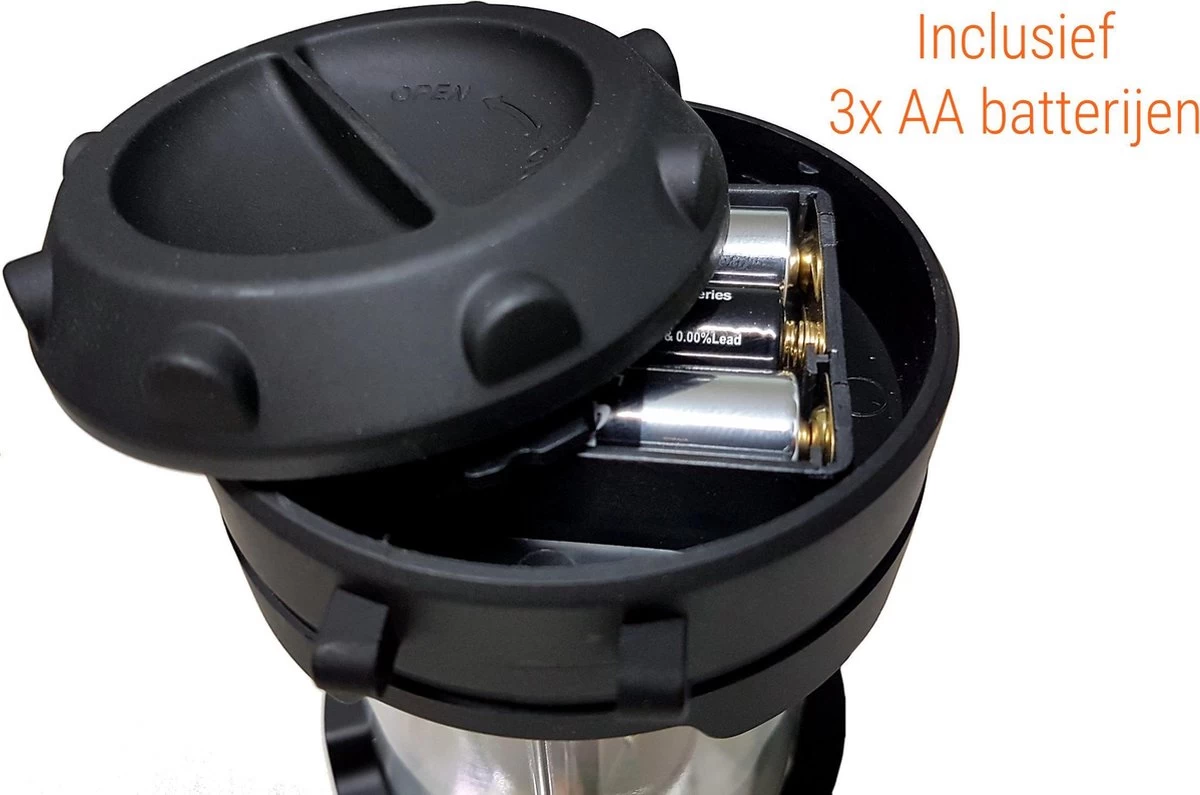 LED Camping Lamp 2 In 1 Hoge Kwaliteit - Zaklamp En Campinglamp - Inclusief AA Batterijen 13 LED Camping Lamp 2 In 1 Hoge Kwaliteit - Zaklamp En Campinglamp - Inclusief AA Batterijen - Afbeelding 13
