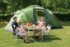 Coleman Bering 4 Vis-a-Vis Tent - Familietent - 4-Persoons - Groen -Kampeerclub 1200x800 120