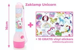 Zaklamp Unicorn Voor Kinderen | Nachtlamp Eenhoorn LED Werkt Op 2 AA Batterijen | 16cm | FL01 -Kampeerclub 1200x800 208