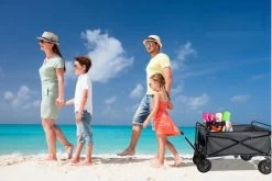 Hoogwaardige Bolderkar Opvouwbaar - Antraciet - Kinderen - Baby - Opslagkar - Bolderwagen - Tuinkar - Bolderkarren -Kampeerclub 1200x800 221