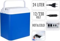 Excellent Cool Solutions - Draagbare Koelbox - Met Verwarm Functie - Blauw/wit - 24 Liter - 12V & 230V -Kampeerclub 1200x811 2