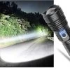 Merkloos LED-zaklamp 14000, Lumen 4200 XHP 70.2 PROFESSIONAL-XLED - Oplaadbaar USB Zoeklicht - Handzaam Formaat