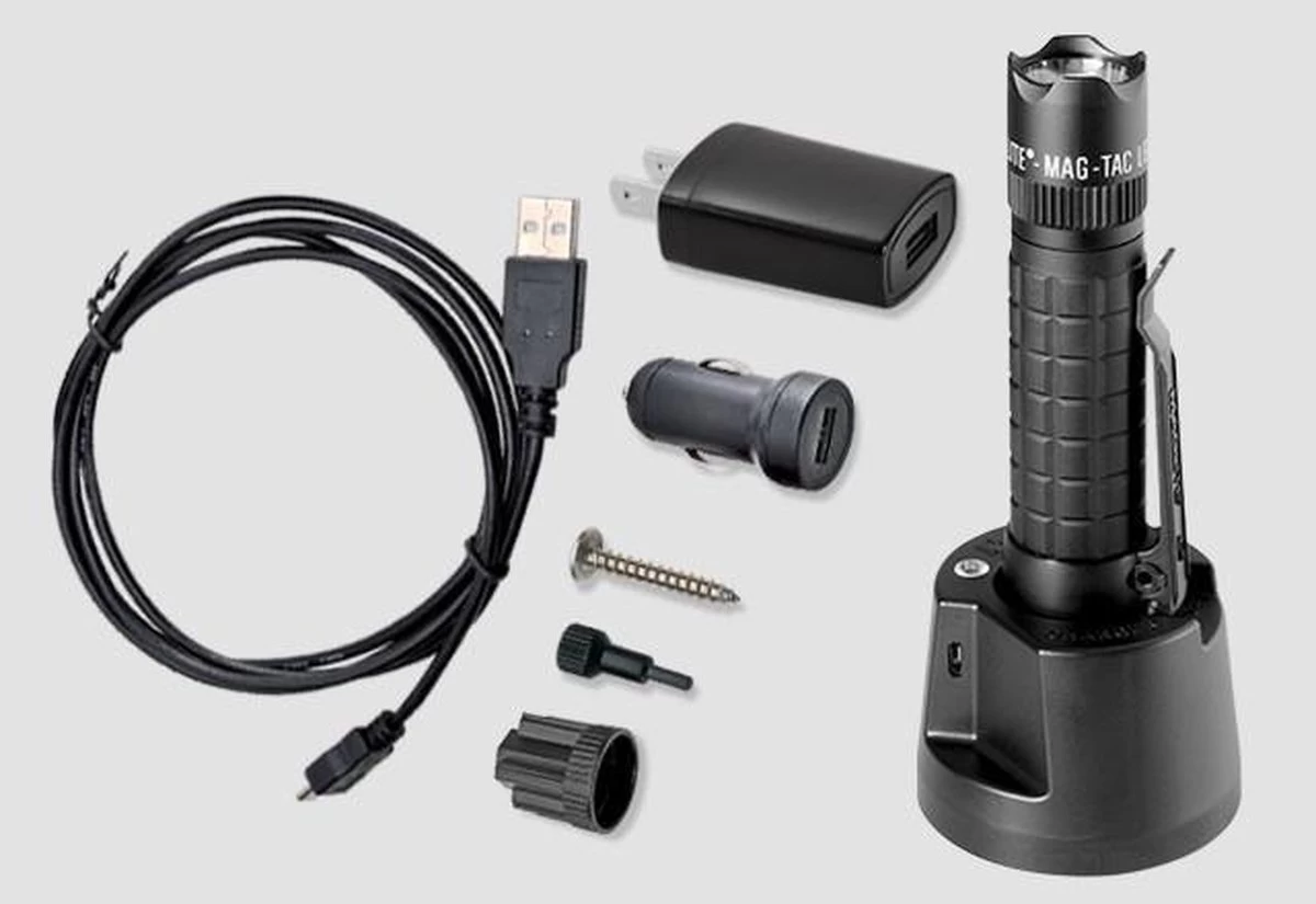 MagLite MagLED MAG-TAC - Zaklamp - Oplaadbaar - Glasbreker - Zwart 3 MagLite MagLED MAG-TAC - Zaklamp - Oplaadbaar - Glasbreker - Zwart - Afbeelding 3