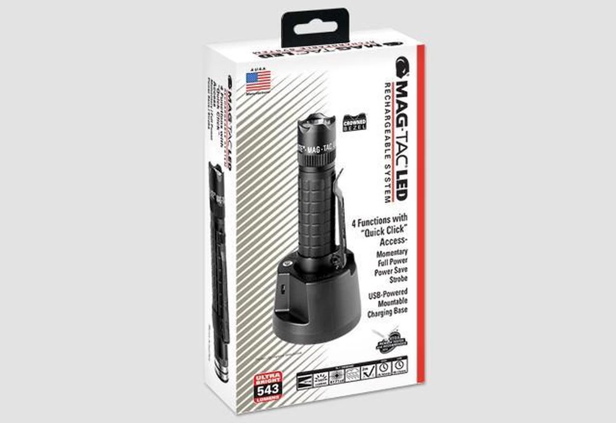 MagLite MagLED MAG-TAC - Zaklamp - Oplaadbaar - Glasbreker - Zwart 4 MagLite MagLED MAG-TAC - Zaklamp - Oplaadbaar - Glasbreker - Zwart - Afbeelding 4