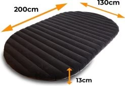 Deryan Luxe Twin Luchtbed - Tweepersoons Luchtbed Inclusief Pomp - 200 Cm X 130 X 13 Cm -Kampeerclub 1200x831 8