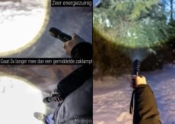 Led Zaklamp - Zeer Fel 2000 Lumen - Inclusief 4 AA Batterijen - King Mungo Zaklampen -Kampeerclub 1200x848 6