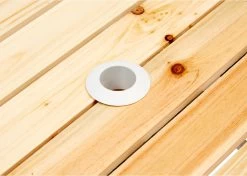 CAMPZ Fir Wood Picknicktafel, Bruin/grijs -Kampeerclub 1200x855