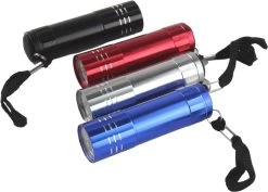 Orange85 Zaklamp - LED - Mini - Verschillende Kleuren - Aluminium