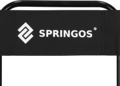 Springos Campingstoel | Kampeerstoel | Vouwstoel | Klapstoel | Zwart -Kampeerclub 1200x860
