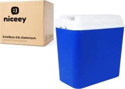 Niceey Thermo Elektrische Koelbox - 24 Liter - Koelbox Elektrisch 12v 230 Volt - Coolbox - Koelt & Verwarmt - Blauw -Kampeerclub 1200x861