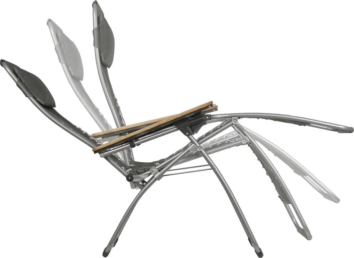 Lafuma RSX Clip Air Comfort - Relaxstoel - Verstelbaar - Inklapbaar- Zero Gravity - Taupe 2 Lafuma RSX Clip Air Comfort - Relaxstoel - Verstelbaar - Inklapbaar- Zero Gravity - Taupe - Afbeelding 2