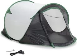 JEMIDI Tweepersoons Pop-up Tent - Opgooitent, Werptent Voor 2 Personen - Ideaal Als Festivaltent Of Kampeertent - Verschillende Kleuren -Kampeerclub 1200x877 5