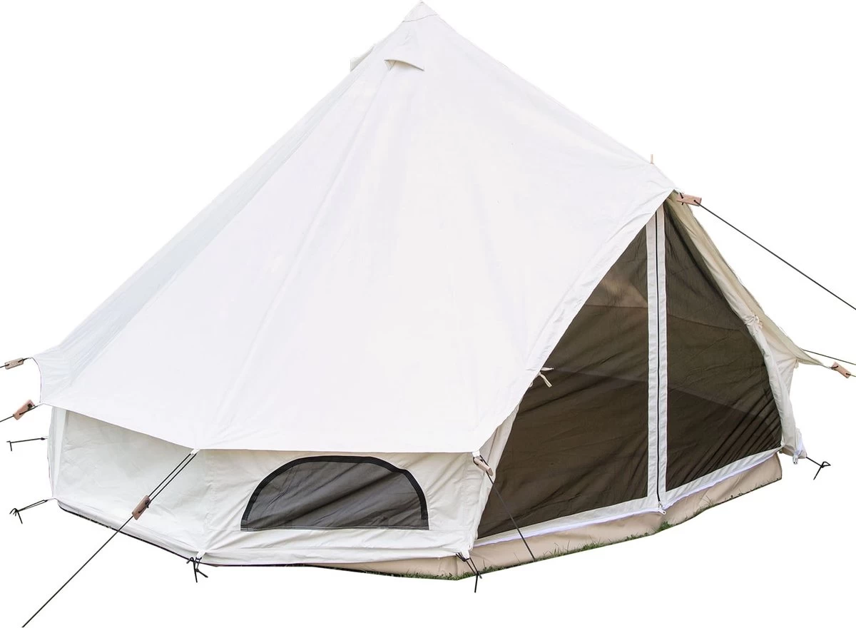 Skandika Tipii 400 Canvas Tent – Tipi-tenten – 8 Persoons Familietent - Campingtent – Muggengaas – 250 Cm Stahoogte – 400 Cm Diameter – 4000 Mm Waterkolom – Indische Tent, Partytent, Festivaltent – Outdoor, Camping, Tuin – Kamperen – Wit 1 Skandika Tipii 400 Canvas Tent – Tipi-tenten – 8 Persoons Familietent - Campingtent – Muggengaas – 250 Cm Stahoogte – 400 Cm Diameter – 4000 Mm Waterkolom – Indische Tent, Partytent, Festivaltent – Outdoor, Camping, Tuin – Kamperen – Wit