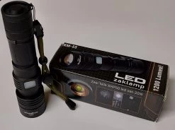 Zaklamp LED Oplaadbaar USB 5000 MAh Militaire Zaklamp 1200 Echte Lumen KM-55 -Kampeerclub 1200x892 6