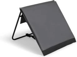 Set Van 2 Strandmatten Met Verstelbare Rugleuning - Gevuld Met Comfortschuim, Ultralicht En Opvouwbaar Om Ruimte Te Besparen – Grijs -Kampeerclub 1200x896