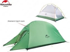 Cloud Up 1 Upgraded - Naturehike® - 1 Persoons Tent - Lichtgewicht Tent - Incl. Grondzeil - 210T 3000mm - Outdoor - Waterdicht - Hiking & Wandelen -Kampeerclub 1200x897 2