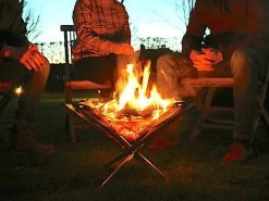 Firekorf + Grill + Spit : Opvouwbare Vuurkorf / Vuurschaal Met Rooster En Spit - Draagbare BBQ - Opbergtas - Kampeer Grill - Kookset -Kampeerclub 1200x900 41