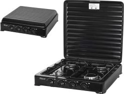 Zilan - Gas Kooktoestel 4 Pits - Campingkooktoestel - Gaskookplaat - Zwart -Kampeerclub 1200x909 2