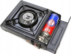 IBright Draagbare Camping Kooktoestel - Gasbrander - 1 Pits Gaspit - Elektrische Ontsteking - 2900 Watt - Met Koffer - Zwart -Kampeerclub 1200x911 2