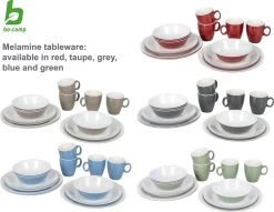Bo-Camp Servies - Campingbord - 100% Melamine - 16-delig - Groen 15 Bo-Camp Servies - Campingbord - 100% Melamine - 16-delig - Groen -Kampeerclub 1200x928 5