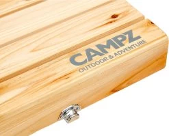 CAMPZ Fir Wood Picknicktafel, Bruin/grijs -Kampeerclub 1200x968