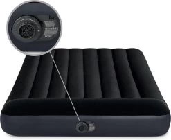 Intex Luchtbed - Twijfelaar - 137 X 191 X 25 Cm - Blauw - Met Ingebouwde Pomp, Hoeslaken Antraciet En Reparatieset -Kampeerclub 1200x983 5