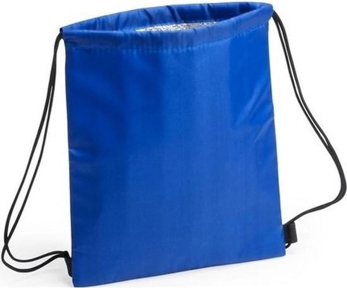 Merkloos Blauwe Koeltas Rugzak 27 X 33 Cm - Koelboxen/koeltassen 1 Merkloos Blauwe Koeltas Rugzak 27 X 33 Cm - Koelboxen/koeltassen